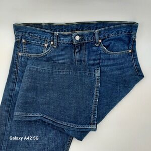 Levi Strauss 527 Mens Jeans W36 L30 Dark Wash Straight Leg Denim Pants